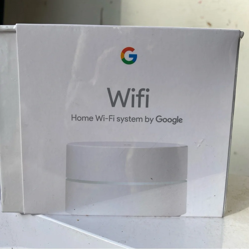 Google Wifi Model AC1304 Whole Home Mesh Wi-Fi System 4-Pack Brand New